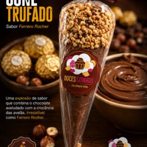 Cone trufado Ferrero Rocher